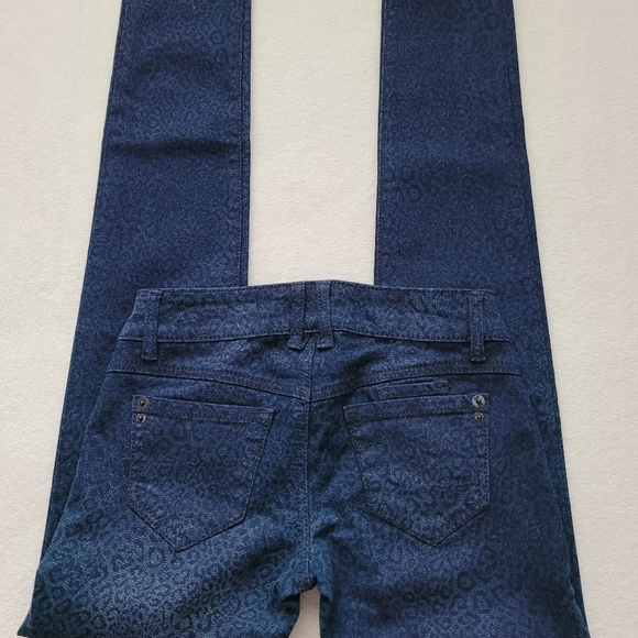 Jolt | NWOT Leopard Print Blue-on-Blue Women's Small Jeans - Picture 12 of 13